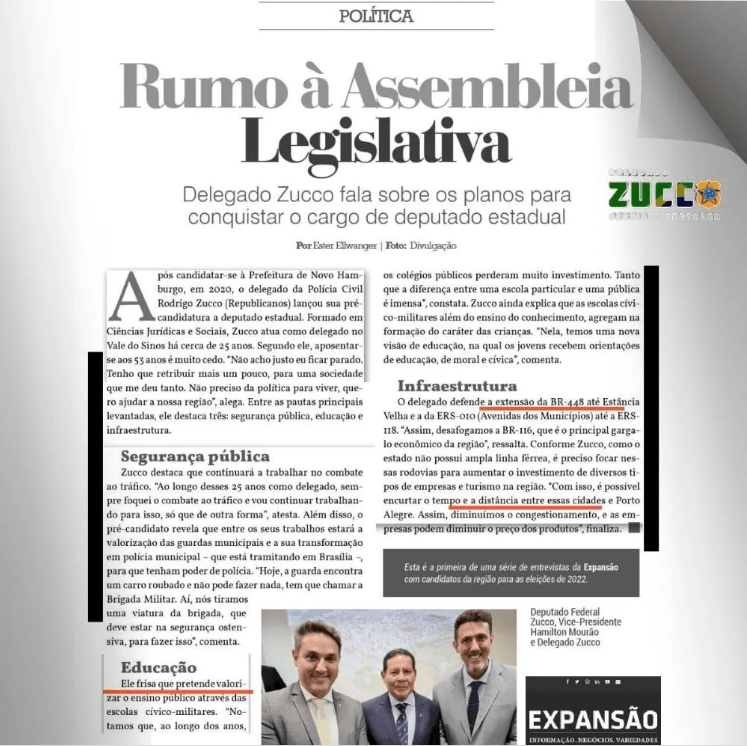 Rumo a assembleia&nbsp;legislativa!